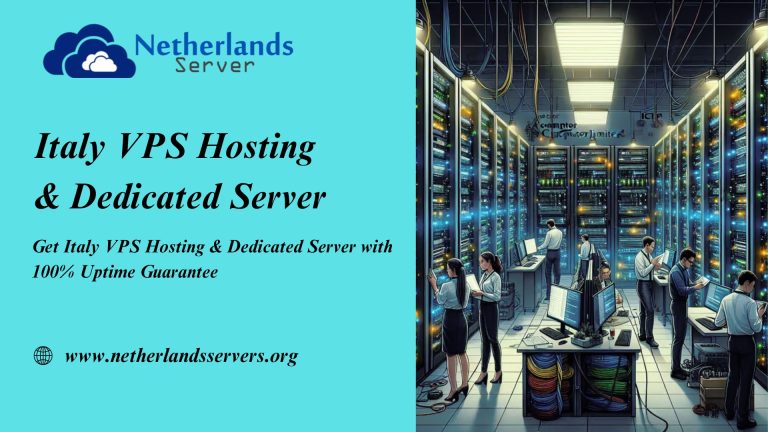 Get Italy VPS Hosting & Dedicated Server with 100% Uptime Guarantee